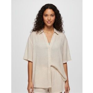 Prana Bahamas top size large women’s nwt hemp blend